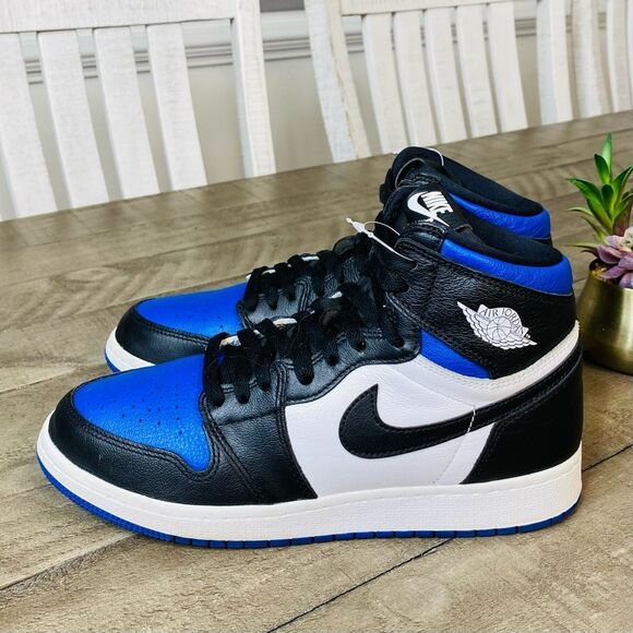Jordan Shoes - Nike Air Jordan 1 Royal Toe Retro High OG Blue Sneakers 2020 Women’s Size 8